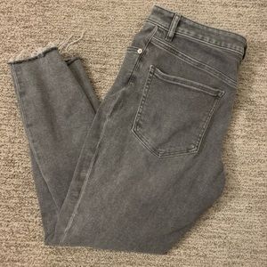 Women’s Express Gray Pants “Curvy Skinny High Rise” Size 14